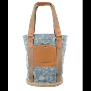 UGG Denim, Leather, Espadrille Tote Bag